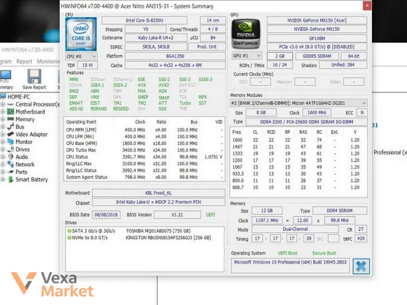 Материнська плата для ноутбука Acer Nitro AN515-31 LA-E892P — фото 4
