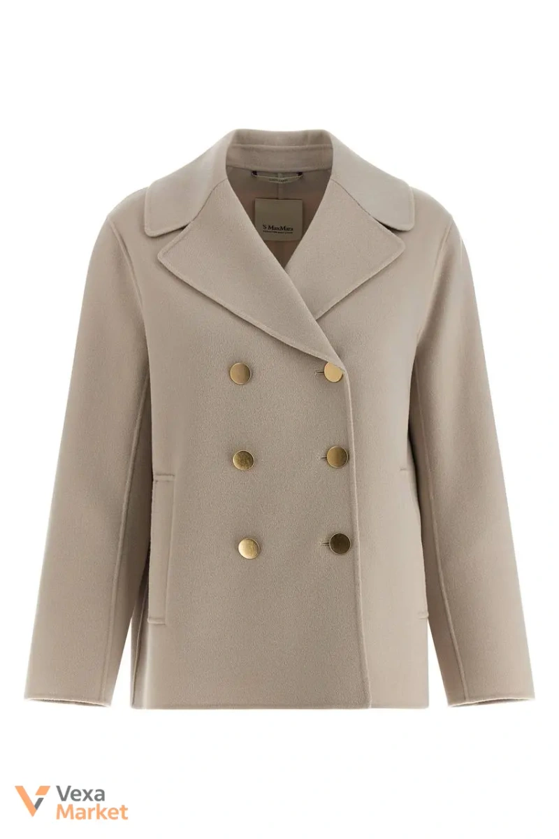 Max Mara жакет SmmMargot бежевий 100% вовна — фото 3