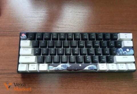 Механічна клавіатура HXSJ Wave V800 Type-C MX Blue