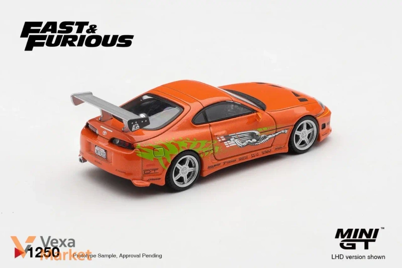 Mini GT Fast & Furious Toyota Supra BOMEX Brian O’Conner 1:64 — фото 2