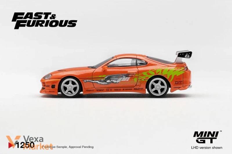 Mini GT Fast & Furious Toyota Supra BOMEX Brian O’Conner 1:64 — фото 3