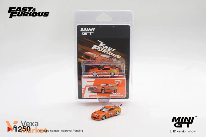 Mini GT Fast & Furious Toyota Supra BOMEX Brian O’Conner 1:64 — фото 4