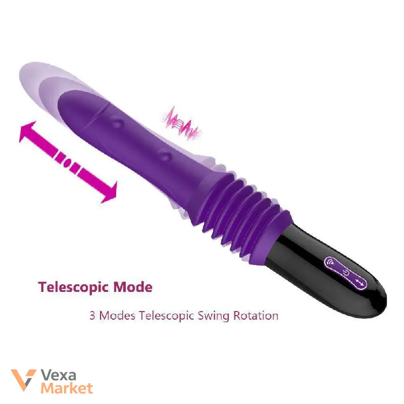 Міні секс машина TELESCOPIC VIBRATOR — фото 3