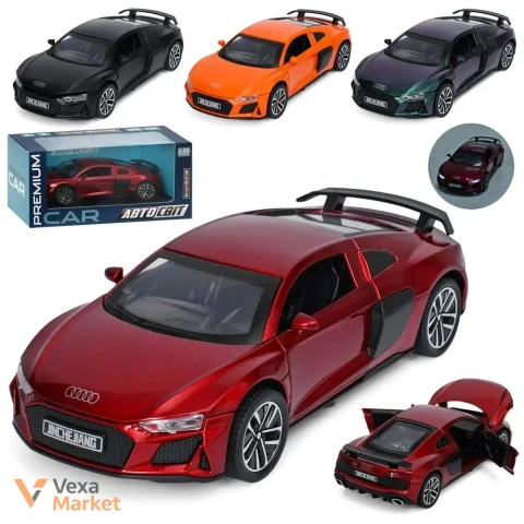 Модель машинки Audi R8, металлическая, 1:32