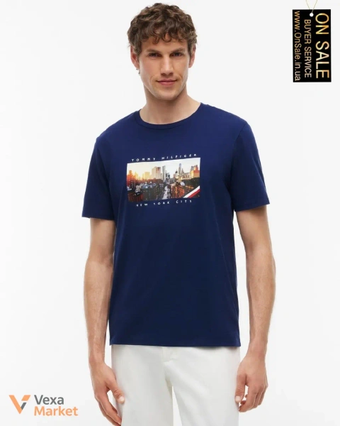 Мужская футболка Tommy Hilfiger с принтом Нью-Йорка