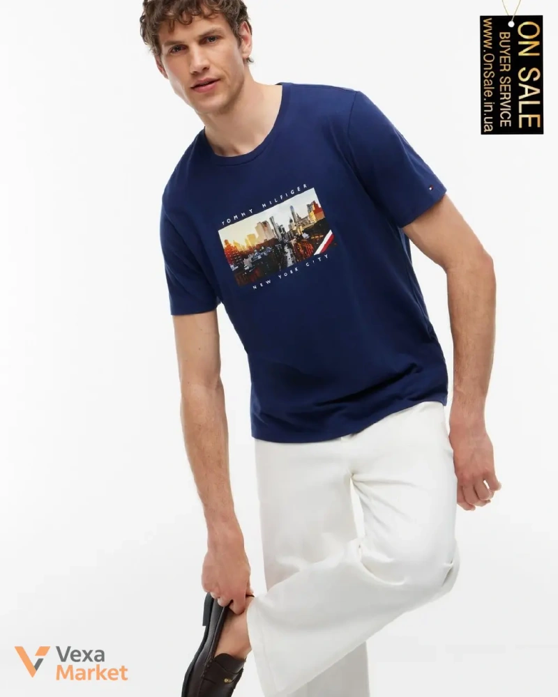 Мужская футболка Tommy Hilfiger с принтом Нью-Йорка — фото 3