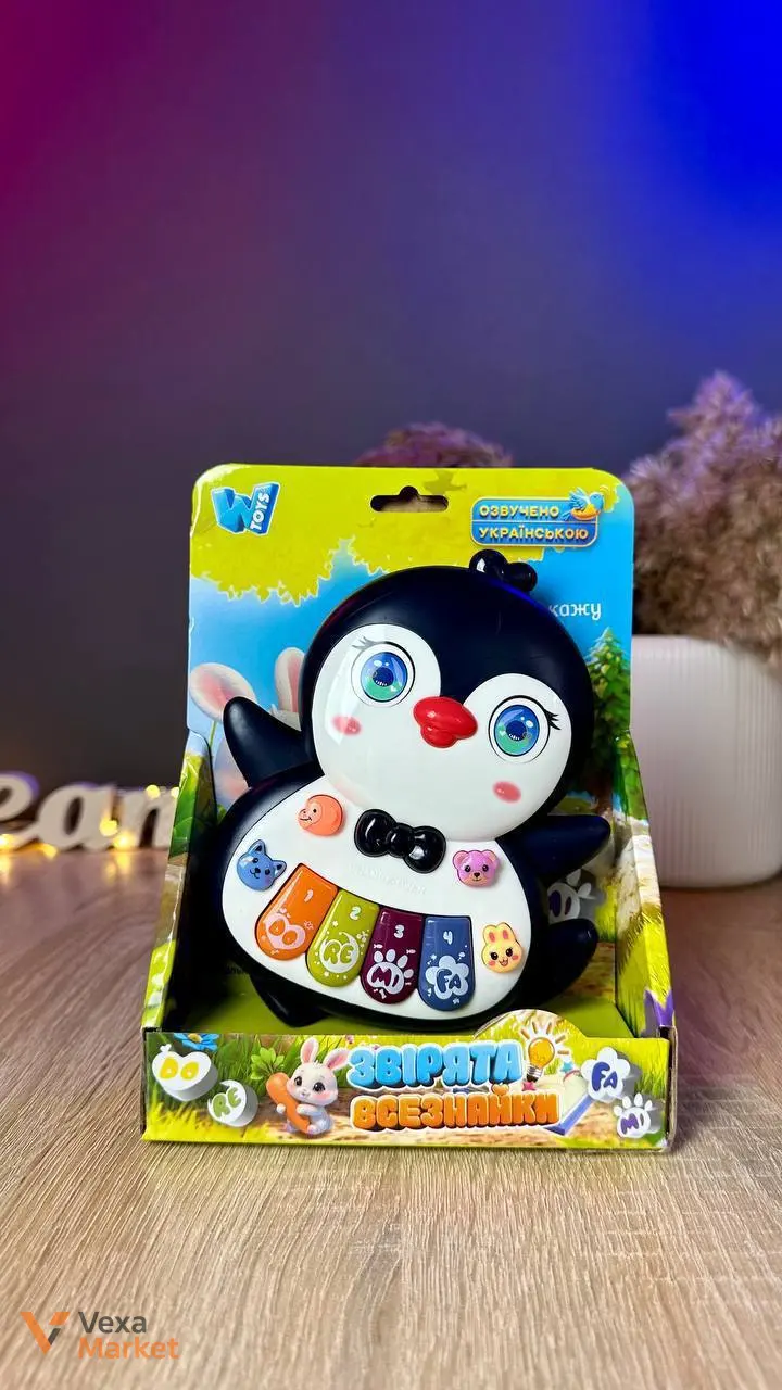 Музична розвивальна іграшка "Звірята всезнайки" від WToys — фото 4