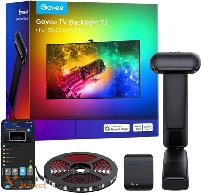 Набір адаптивного підсвічування Govee H605C Envisual TV Backlight T2 with Dual Cameras 55-65 RGB — фото 2