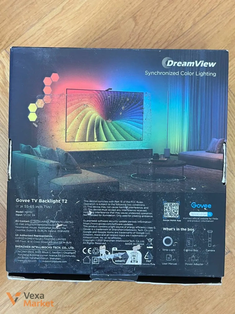 Набір адаптивного підсвічування Govee H605C Envisual TV Backlight T2 with Dual Cameras 55-65 RGB — фото 3