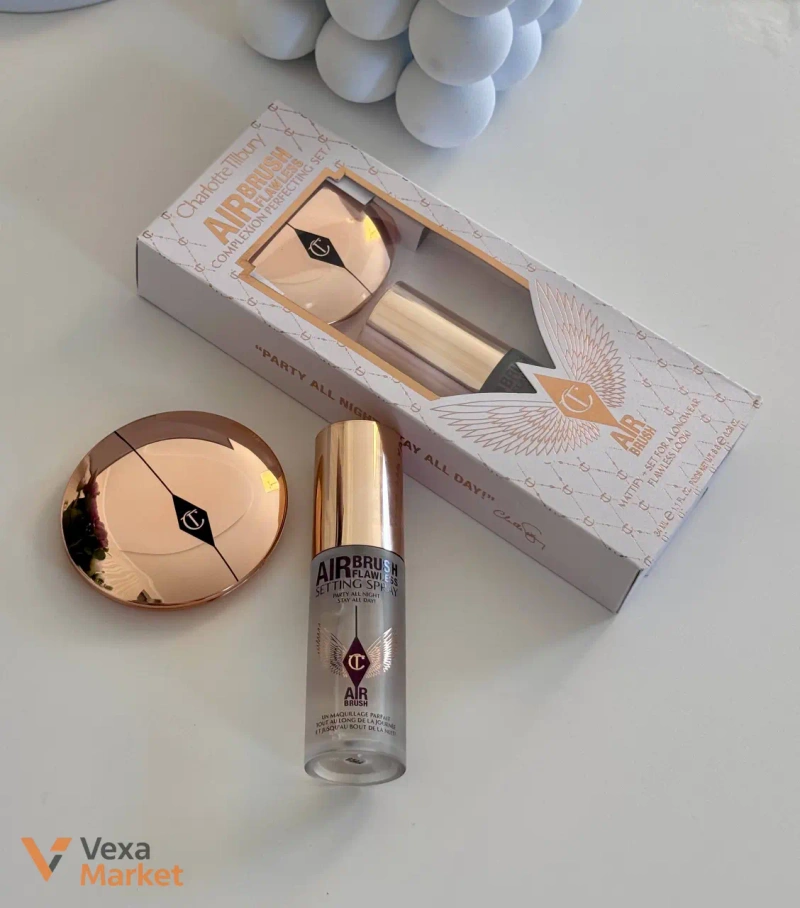 Набір Charlotte Tilbury Airbrush Flawless: пудра та фіксатор макіяжу — фото 6