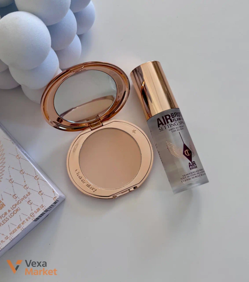 Набір Charlotte Tilbury Airbrush Flawless: пудра та фіксатор макіяжу — фото 8