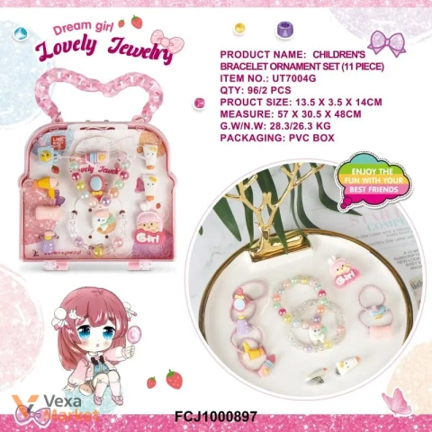 Набір дитячих прикрас "Lovely Jewelry" для дівчаток