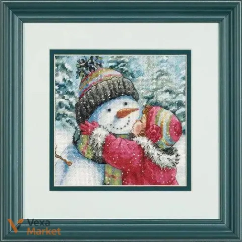 Набір для вишивання Dimensions 70-08833 "A Kiss for Snowman"