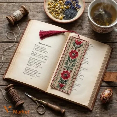 Набір для вишивання хрестиком "Квітковий оберіг" закладка