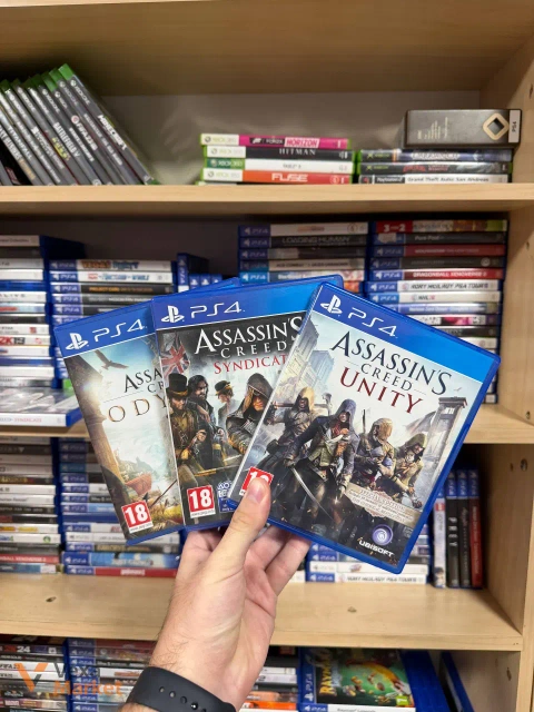 Набір ігор Assassin's Creed Odyssey, Syndicate, Unity для PS4