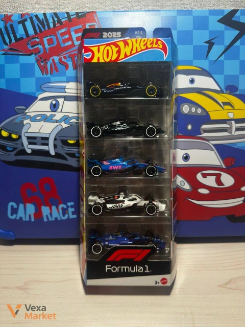 Набір машинок Hot Wheels Formula 1 5 Pack