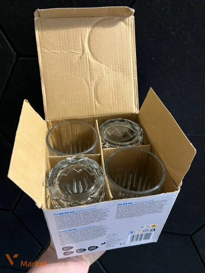 Набір склянок для лонгдрінків SilverCrest Highball Glasses, 4 шт, 320 мл — фото 4