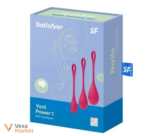 Набір вагінальних кульок Satisfyer Yoni Power 1 для тренування інтимних м'язів