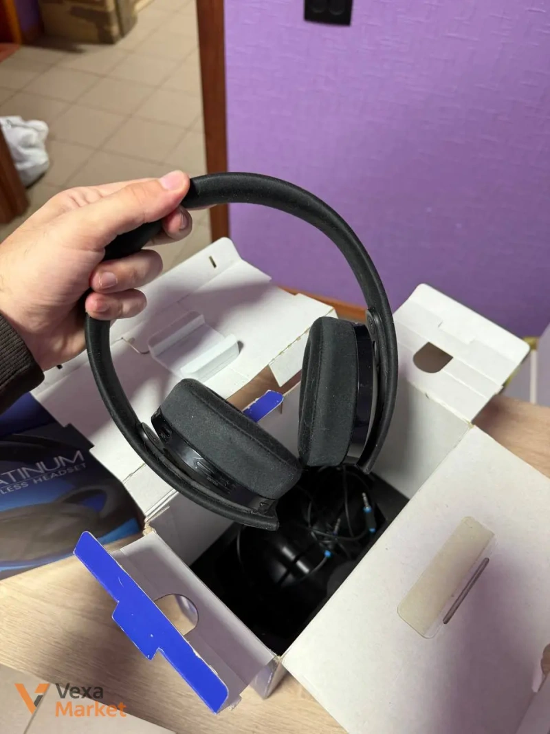 Навушники для PlayStation PS4 Gold Wireless Headset та Platinum Wireless Headset — фото 8