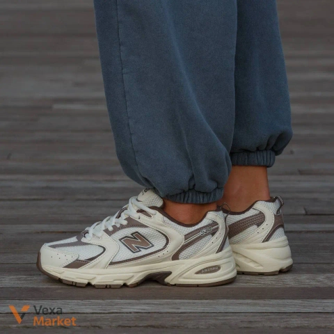 New Balance 530 White Beige Brown