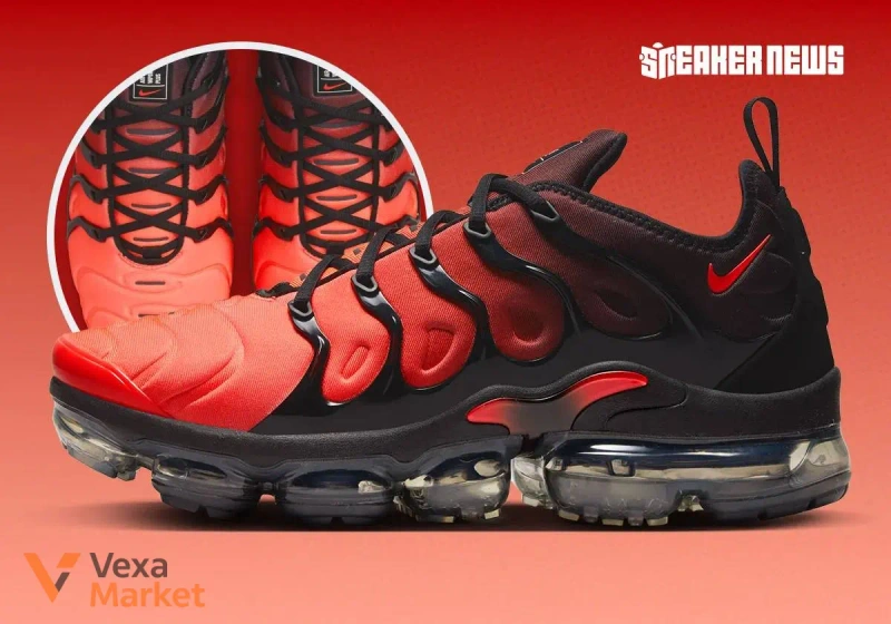 Nike Air Vapormax Plus "Laser Crimson" 42.5 — фото 2