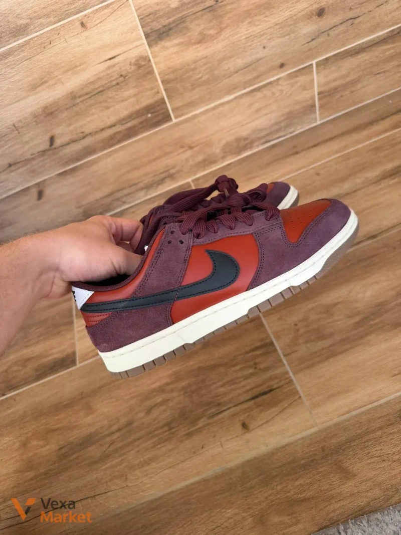 Nike Dunk Low Burgundy/Orange — фото 3