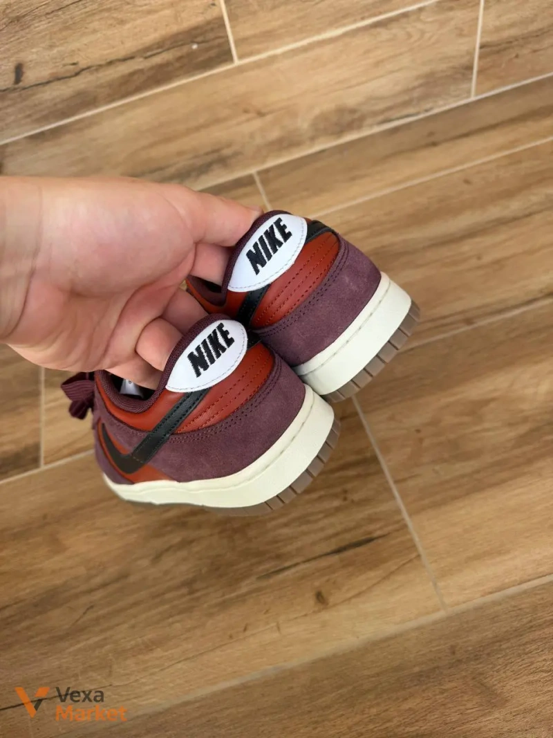 Nike Dunk Low Burgundy/Orange — фото 5