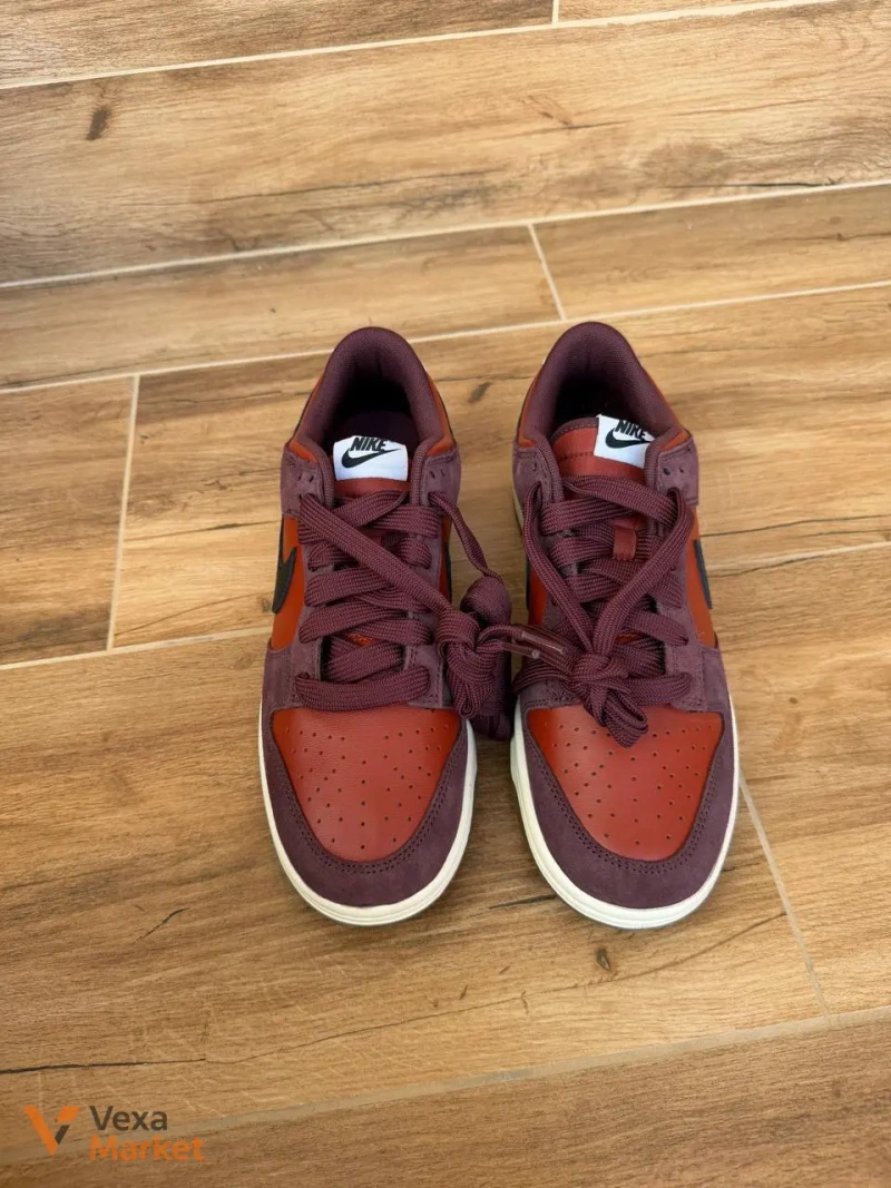 Nike Dunk Low Burgundy/Orange — фото 7