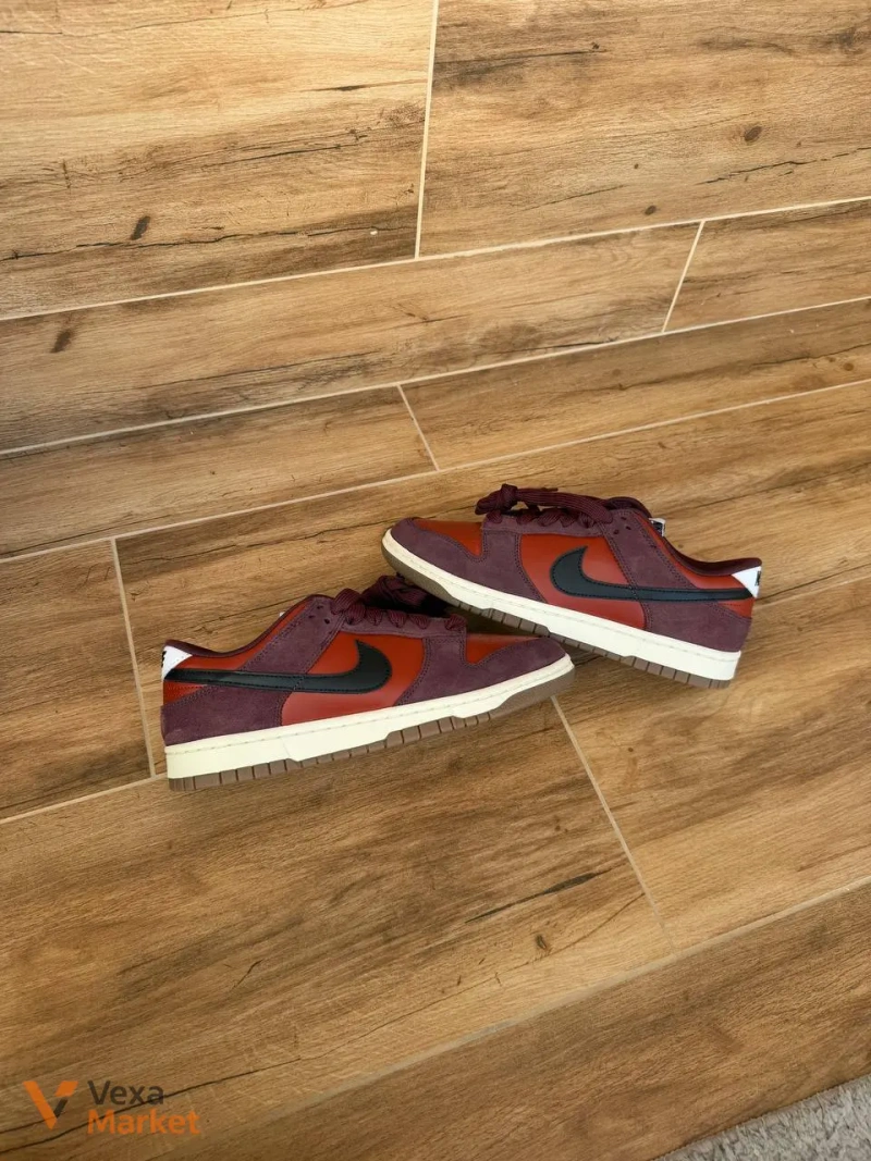 Nike Dunk Low Burgundy/Orange — фото 8