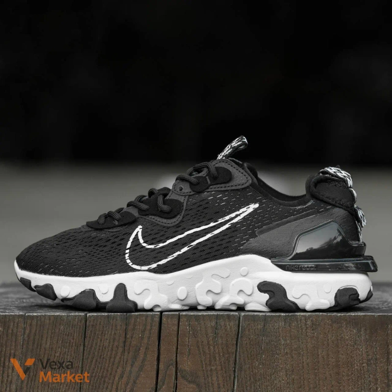 Nike React Vision кроссовки мужские черные 40-45 — фото 2