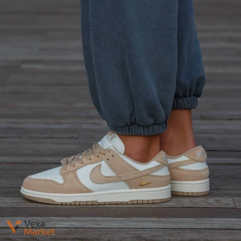 Nike SB Dunk Low Sail Beige шкіра замша