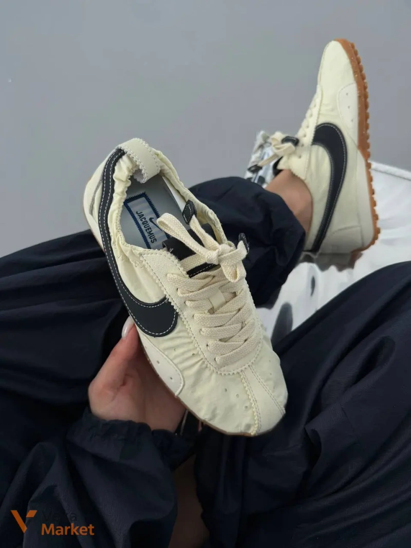 NIKE x JACQUEMUS MOON SHOE CREAM / BLACK — фото 5