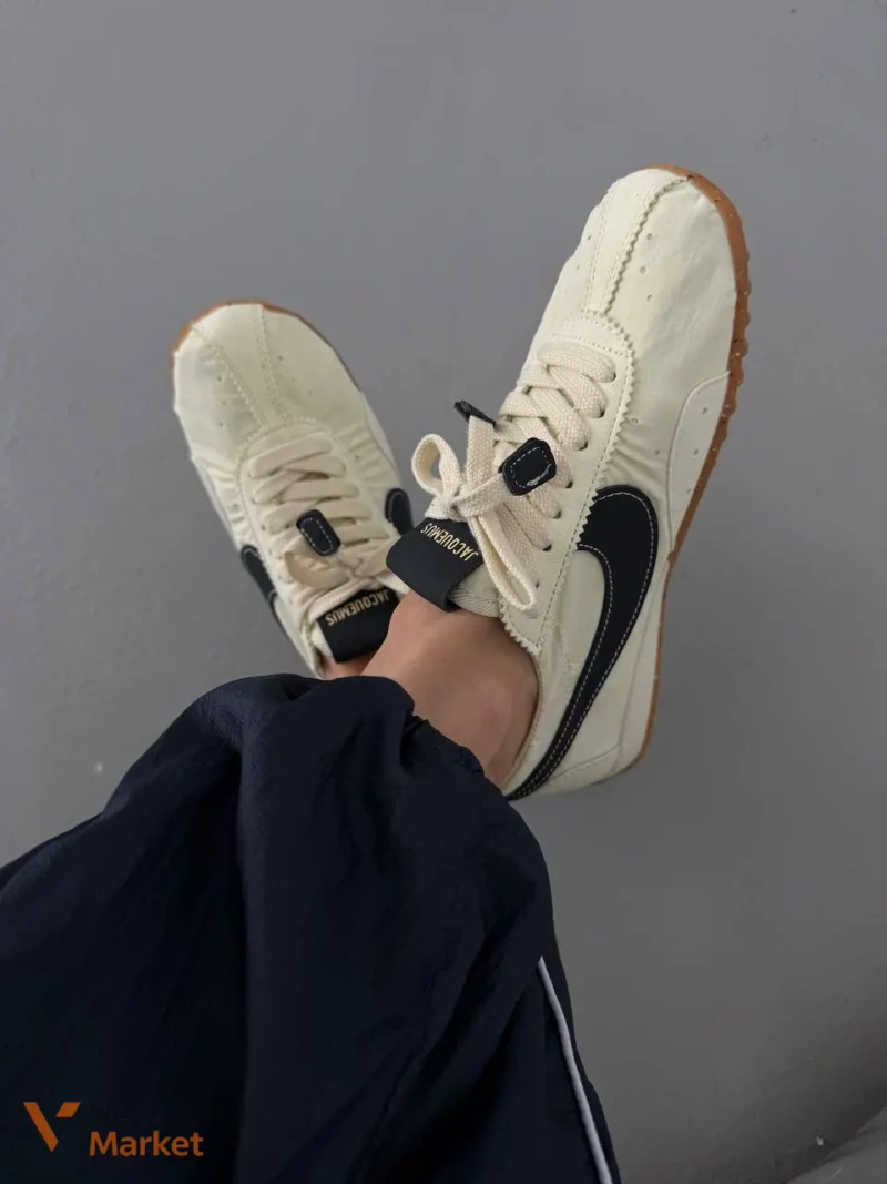 NIKE x JACQUEMUS MOON SHOE CREAM / BLACK — фото 8