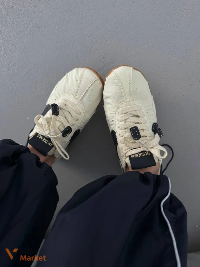 NIKE x JACQUEMUS MOON SHOE CREAM / BLACK — фото 9