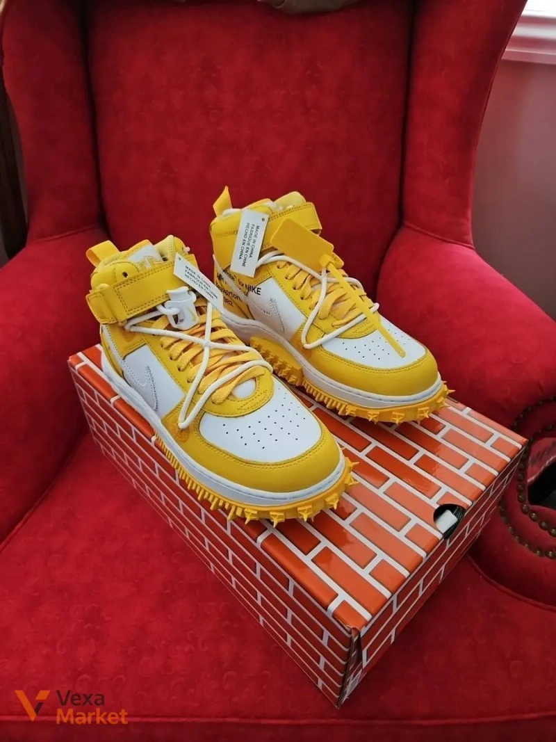 Nike x Off-White Air Force 1 Mid "Varsity Maze" — фото 3
