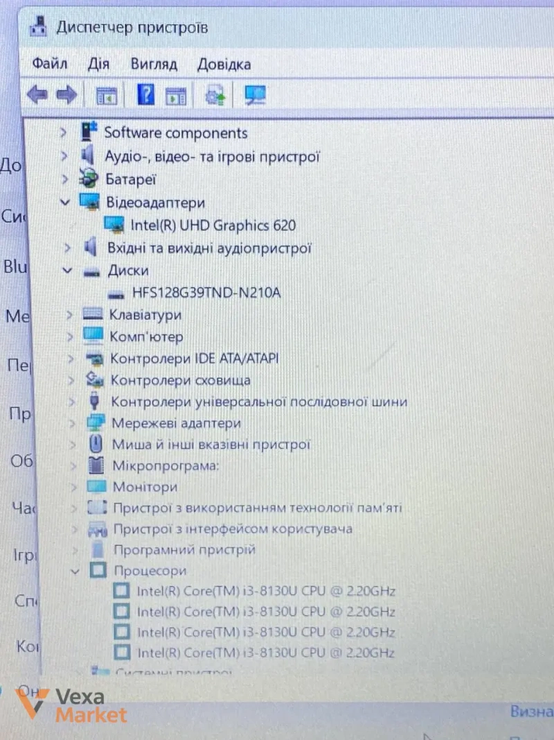 Ноутбук Acer 15.6 Core i3 8130U RAM 4GB SSD 120GB — фото 3