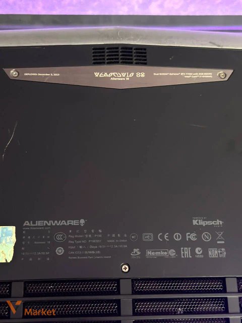 Ноутбук Alienware 18 Intel Core i7-4700MQ / DDR3 16 ГБ / SSD 240 ГБ / 2x NVIDIA GeForce GTX 770M SLI 3GB / 18.4” FullHD