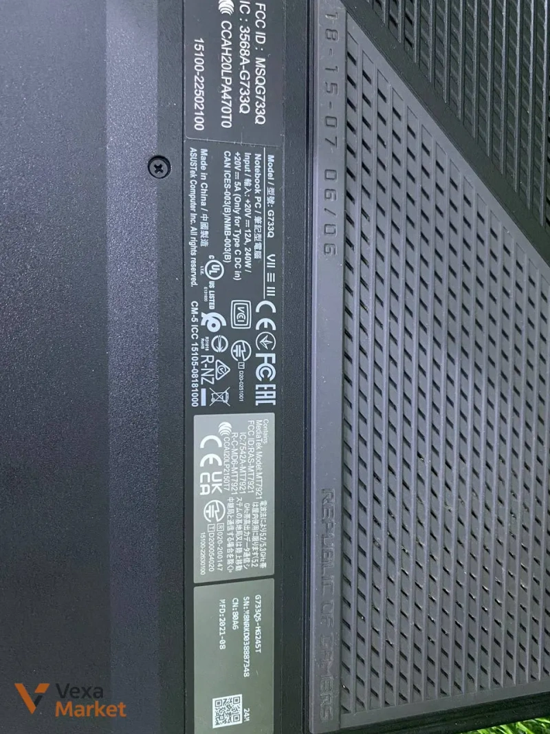 Ноутбук Asus Rog Strix 17.3" Full HD 300Hz, AMD Ryzen 9 5900HX, 32GB RAM, 1TB SSD, RTX 3080 8GB — фото 6