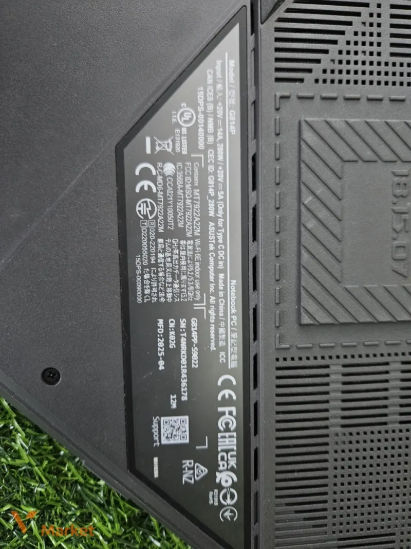 Ноутбук Asus Rog Strix 18" 2K 240Hz, AMD Ryzen 9 8940HX, 32GB RAM, 1TB SSD, RTX 5070 8GB — фото 3