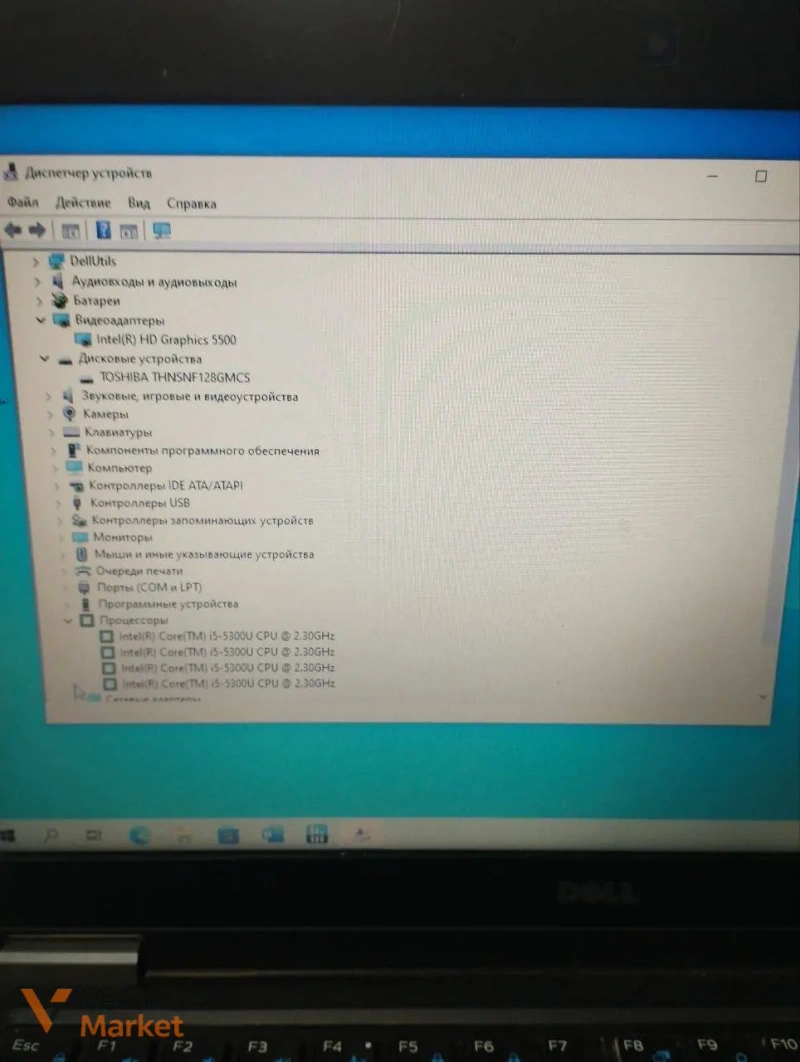 Ноутбук Dell Core I5-5300U, 8GB RAM, 120GB SSD — фото 2
