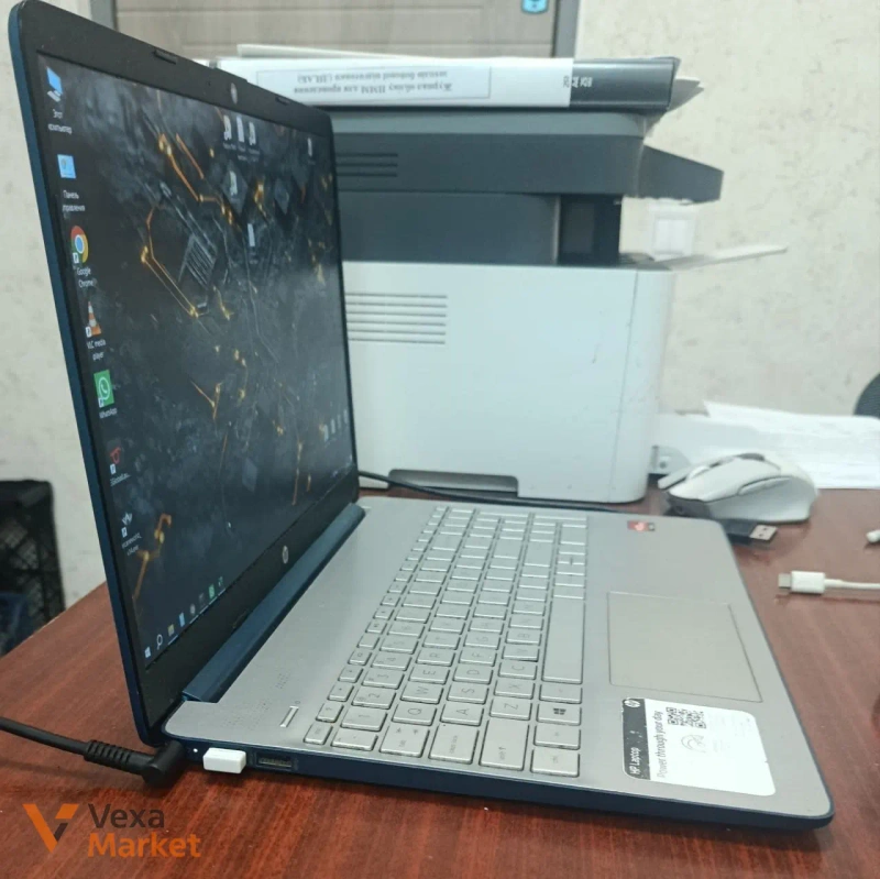 Ноутбук HP AMD Ryzen 5 5500U 8GB DDR4 256GB SSD Full HD — фото 2