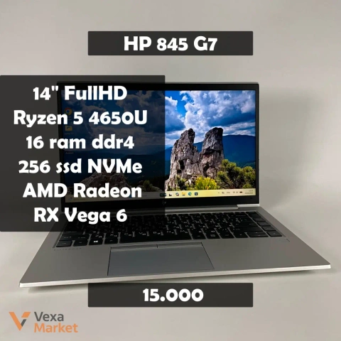 Ноутбук HP EliteBook 845 G7 14" FullHD AMD Ryzen 5 4650U 16GB DDR4 SSD 256GB NVMe