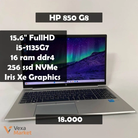 Ноутбук HP EliteBook 850 G8 15.6" FullHD Intel Core i5-1135G7 16GB DDR4 SSD 256GB NVMe