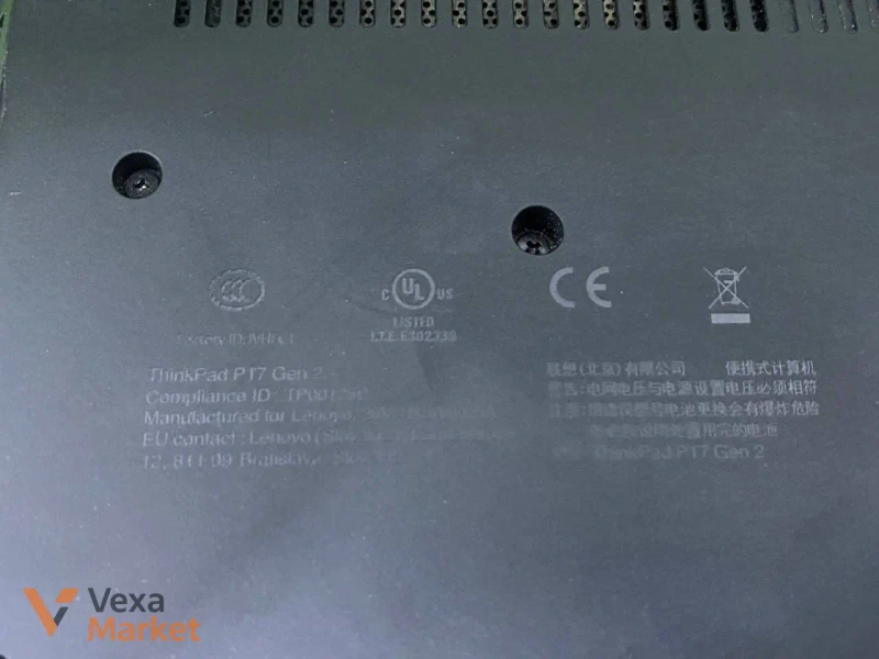 Ноутбук Lenovo P17 Gen2 Core i7-11800h 16GB RAM 512GB SSD Nvidia T1200 4GB — фото 6