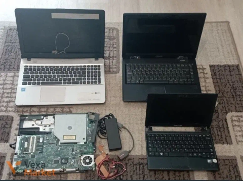 Ноутбуки Samsung, Asus, Fujitsu-Siemens на запчастини