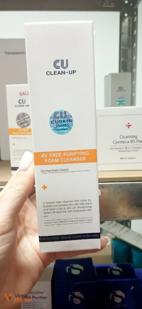 Очищувальний мус для чутливої проблемної шкіри Clean-Up AV Free Purifying Foam Cleanser, 180 мл