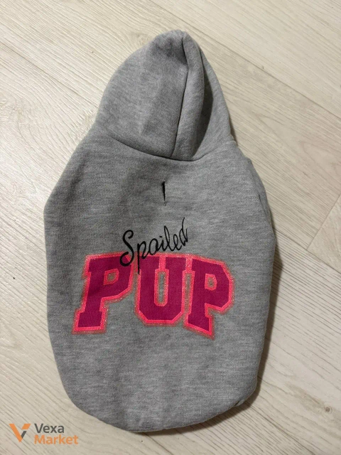 Одяг для собак "Spoiled PUP" сірий