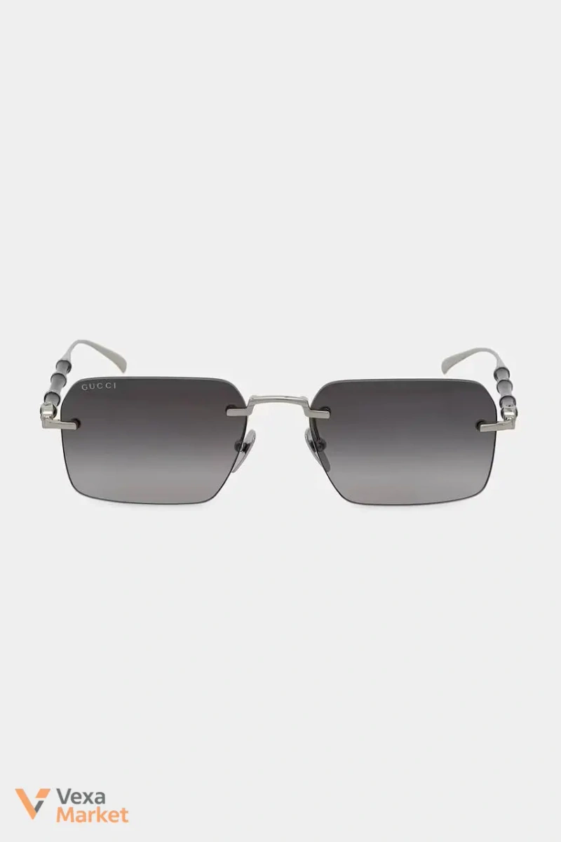 Окуляри сонцезахисні металеві без оправи Gucci GG2154S — фото 3