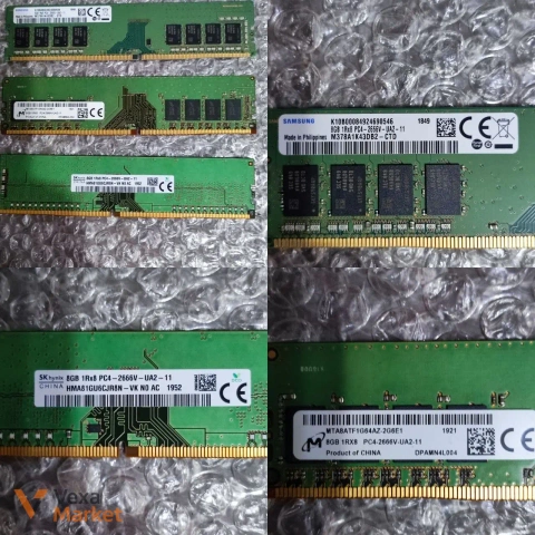 Оперативна пам'ять DDR4 8GB 2666MHz від Samsung, Micron, SK Hynix
