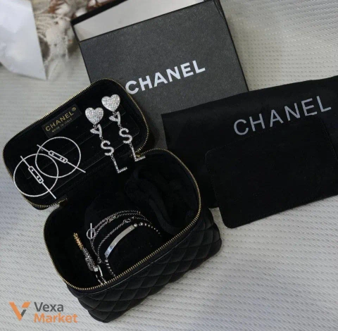 Органайзер для прикрас Chanel з натуральної шкіри